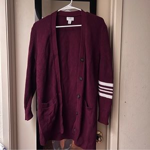 Old Navy Maroon Cardigan